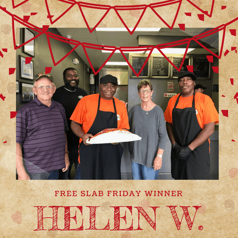 Free Slab Friday Winner - Helen W.